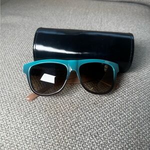 Marc by Marc Jacobs Teal and cream two tone Sunglasses
